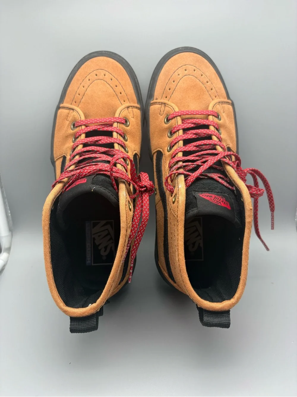 Vans | Sentry Sk8-Hi WC Hiker Suede Shoes - Brown Black ; Womens 8